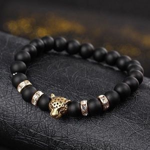 Real Lava and Stone Bracelets